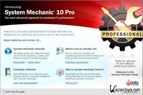 System Mechanic Professinal 10.1.1 (2010, Eng)