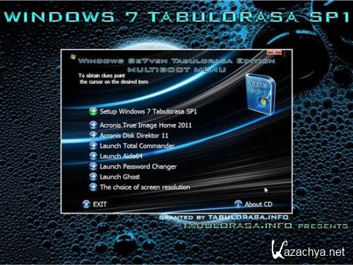 Windows 7 Tabulorasa Edition v.2.0 SP1 (2011/RUS)