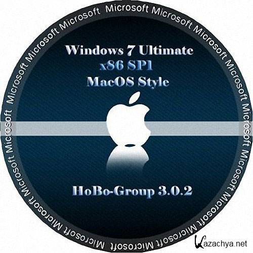 Windows 7 Ultimate x86 SP1 by HoBo-Group v.3.0.2 MacOS Style