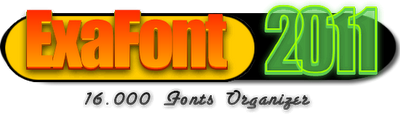 ExaFont 2011 v1.53 Multilingual 16K Fonts Library Manager