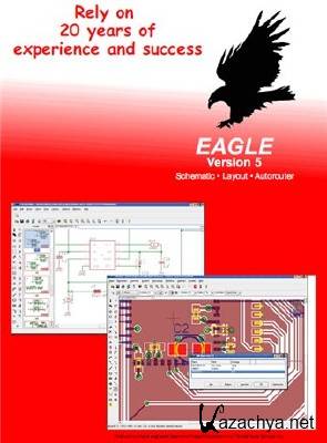 EAGLE 5.11 rus portable by Hmuryj_Mik + Manual + Tutorial + plagins