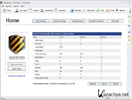 HomeGuard Activity Monitor v1.2.1.1 (2011/Eng)