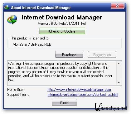 Portable Internet Download Manager 6.05 Final