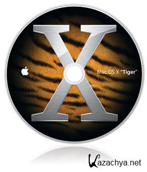 Mac OSX 10.4.0 Tiger (Spanned-4 Discs)