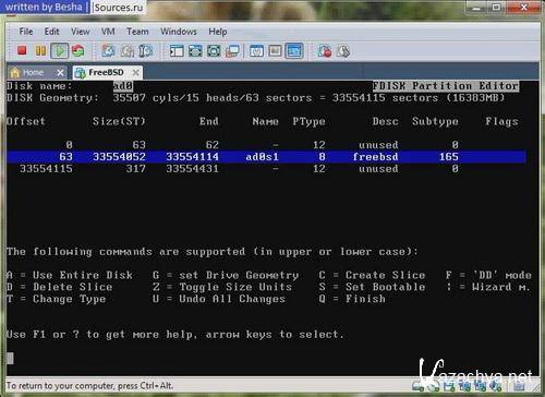 FreeBSD:     VMware [11  ] (2010) PC | Rip