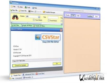 CSVStar 1.7