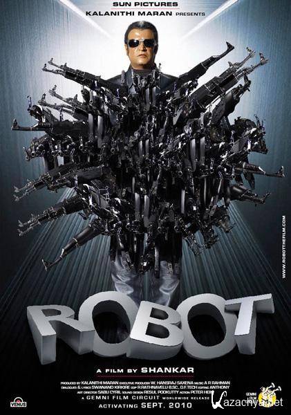 Робот / Robot / Endhiran (2010/DVDRip/2100Mb/1400Mb)