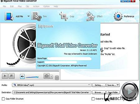 Bigasoft Total Video Converter 3.1.10.4071 Portable (2011) 