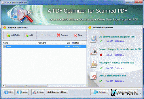 A-PDF Scan Optimizer 2.0.0 (Eng)