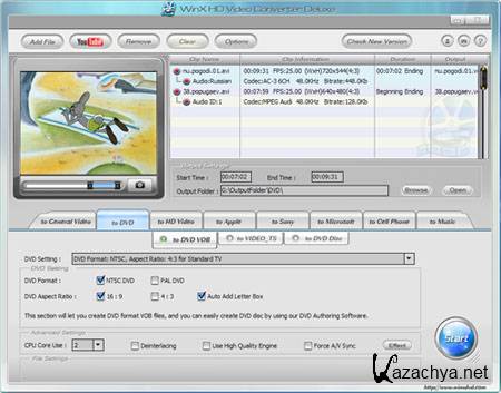 WinX HD Video Converter Deluxe  3.10.3 Build 20110304 Portable