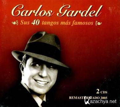 Carlos Gardel - 40 Famous Tangos 2CD (remastered) (2005) FLAC