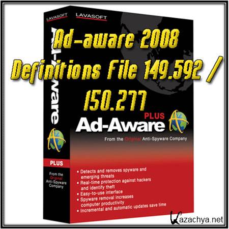 Ad-aware 2008 Definitions File 149.592 / 150.277