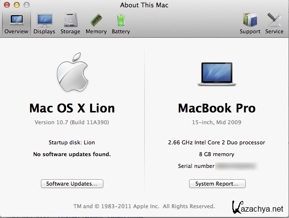 Mac OS X Lion 10.7 for developers (ML/RUS)