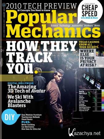 Popular Mechanics Magazine 2010-01