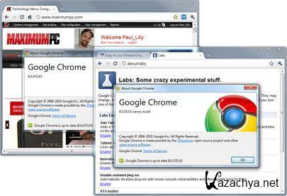 Google Chrome 11.0.699.0 Canary