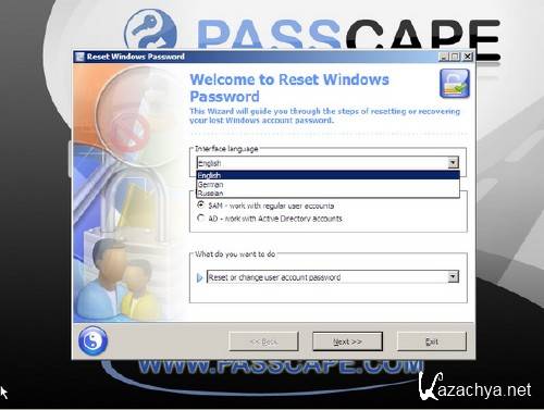 Reset Windows Password 1.2.1.195 Advanced Edition Retail
