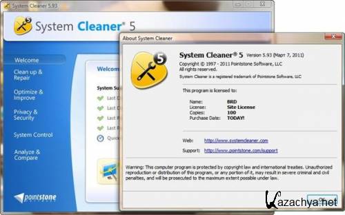 Pointstone System Cleaner 5.93 + Portable