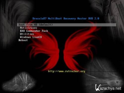 MultiBoot Recovery Master DVD 2.0 by Dracula87 (17.03.2011/RUS/ENG)