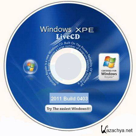 LiveCD Windows XPE 2011 x86 Build 0403 (2011/04/RUS)