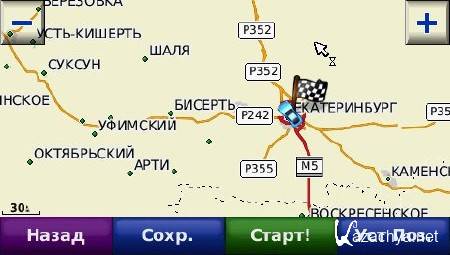 Карта дороги россии garmin