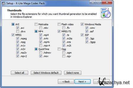 K-Lite Codec Pack Mega v 7.1.2/4.6.2 Unattended ()