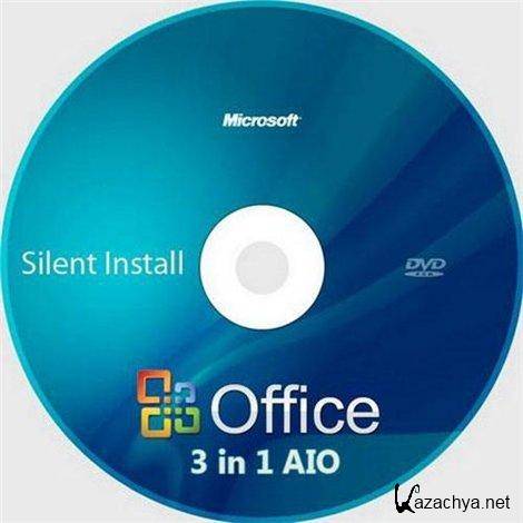 Microsoft Office Pack 3 in 1 / x32/x64 / AIO / RUS / 2003-2011/ 3,52 Gb