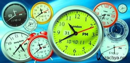 Free Vector Clocks 2.40 / Часы - будильники Фри Вектор Клокс. (2011). Free Vector Clocks 2.40 / Часы - будильники Фри Вектор Клокс. (2011).