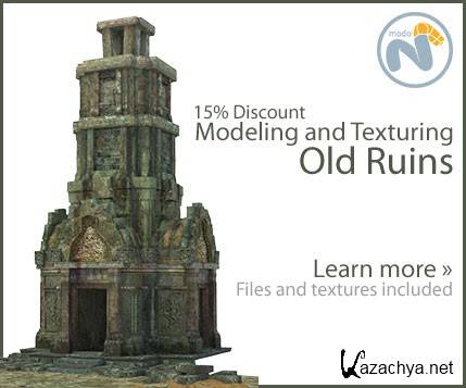 Modeling and Texturing Old Ruins - modo and Photoshop