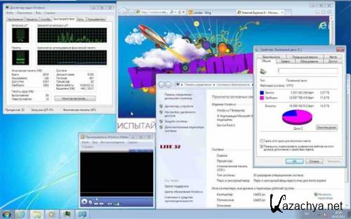 Microsoft Windows 7 SP1 x86-x64 RU Lite & Colibri & Nano IE9 "777" (14 in 1) by LBN