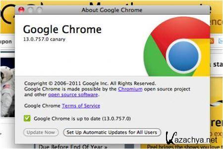 Google Chrome 13.0.757.0 Canary