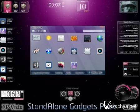 Windows Sidebar Gadgets Mega Pack [2011] PC