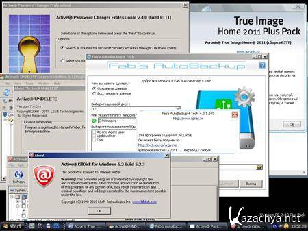  2k10 DVD/USB v.1.6.4 (Acronis & Paragon & Hiren's & Windows Live Ram)