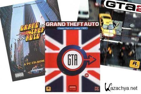 Grand Theft Auto 1/2 + GTA: London 1969/61 (1997-1999/ENG/PC)