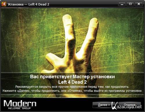 Left 4 Dead 2 + All DLC (2009/RUS/ENG/DVD5/Repack by R.G. Modern)