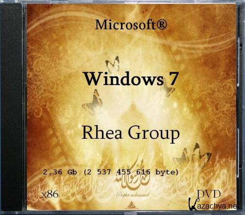 Windows 7 All SP1 x86 Rhea Group (5in1/RUS)