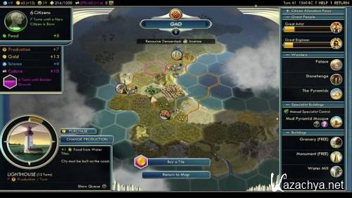 Sid Meier's Civilization V (2010/RUS/ENG/Repack by R.G. Modern)