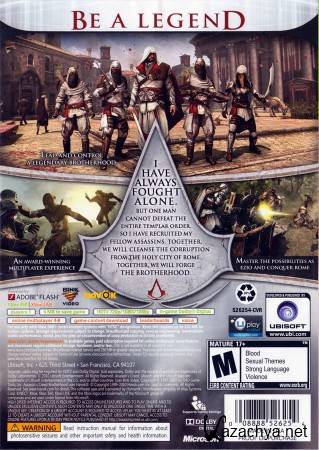 (GOD) Assassin's Creed: Brotherhood (Region Free)(RUSSOUND)(Dashboard 2.0.13146)[xbox]