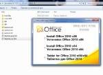 Microsoft Office 2010 14.0.6023.1000 SP1 RTM VL x86-x64 (AIO) Rus + Crack