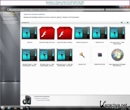 WINDOWS 7 SP1 BLACK EDITION RUSSIAN 16 VERSIONS on 2DVD SPA 2011 (fixed 03.07.11)