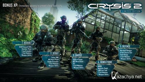 Crysis 2:v 1.9.0.0 (2011/RUS/DX11/HiRes Texture Packs/Repack by Fenixx)