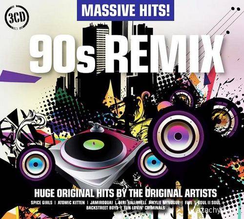 Massive Hits 90s Remix - 3CD (2011)