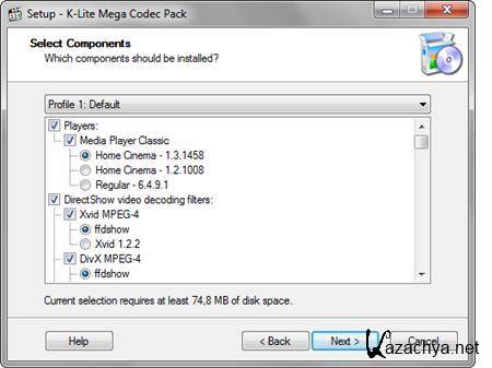 K-Lite Mega Codec v7.5.0 Portable by baltagy