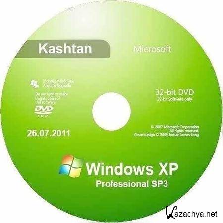 Windows XP Professional SP3 kashtan (26.07.2011/RUS)
