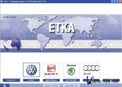 ETKA 7.3 Plus International 07/2011 + Online Updates