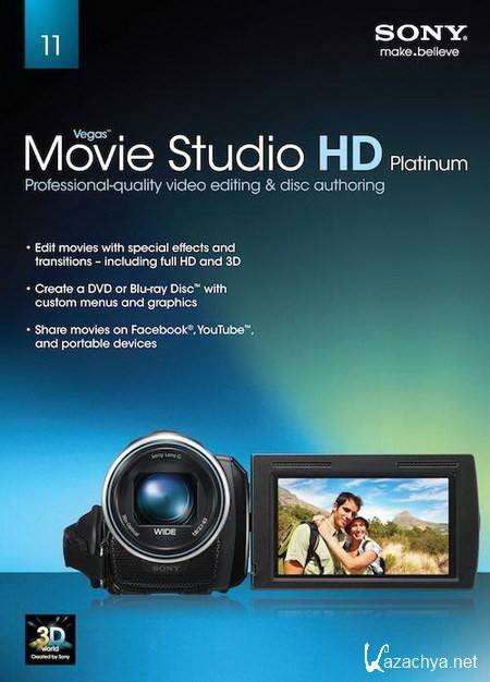 Sony Vegas Movie Studio HD Platinum 11.0.231 RePack by yauser (2011/RUS)