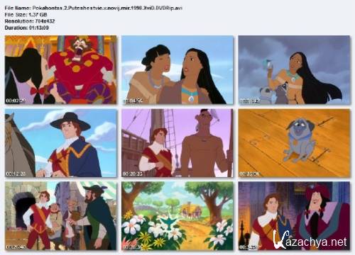 a 2:     / Pocahontas II: Journey to a New World (1998) DVDRi/1.37 Gb