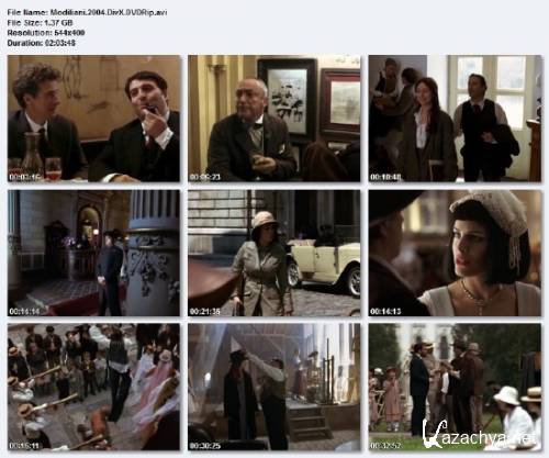 o / Modigliani (2004) DVDRip/1.37 Gb