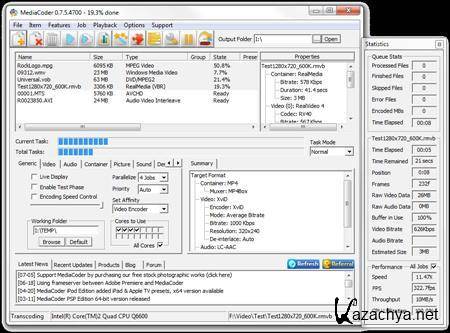 MediaCoder 2011 R8 build 5180 Portable