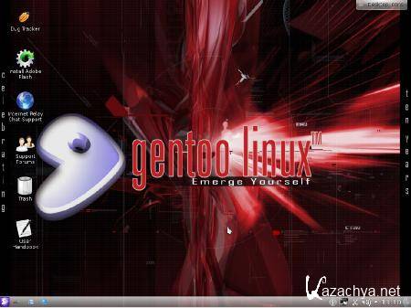 Gentoo Linux LiveDVD  [ v.11.2, x86 + x86_64 (2xDVD) 2011 ]