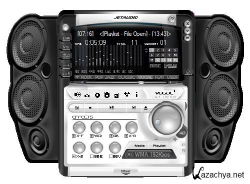 jetAudio 8.0.16.2000 Plus VX Portable *PortableAppZ*